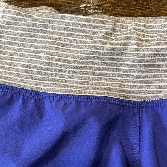 Lululemon Blue and Grey Running Shorts - Picture 2 of 6